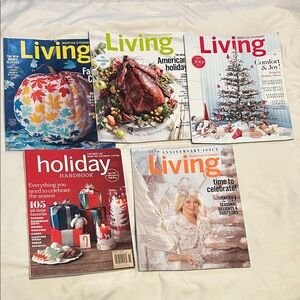 🌈Moving Sale🛵 Martha Stewart Living Magazine holidays lot